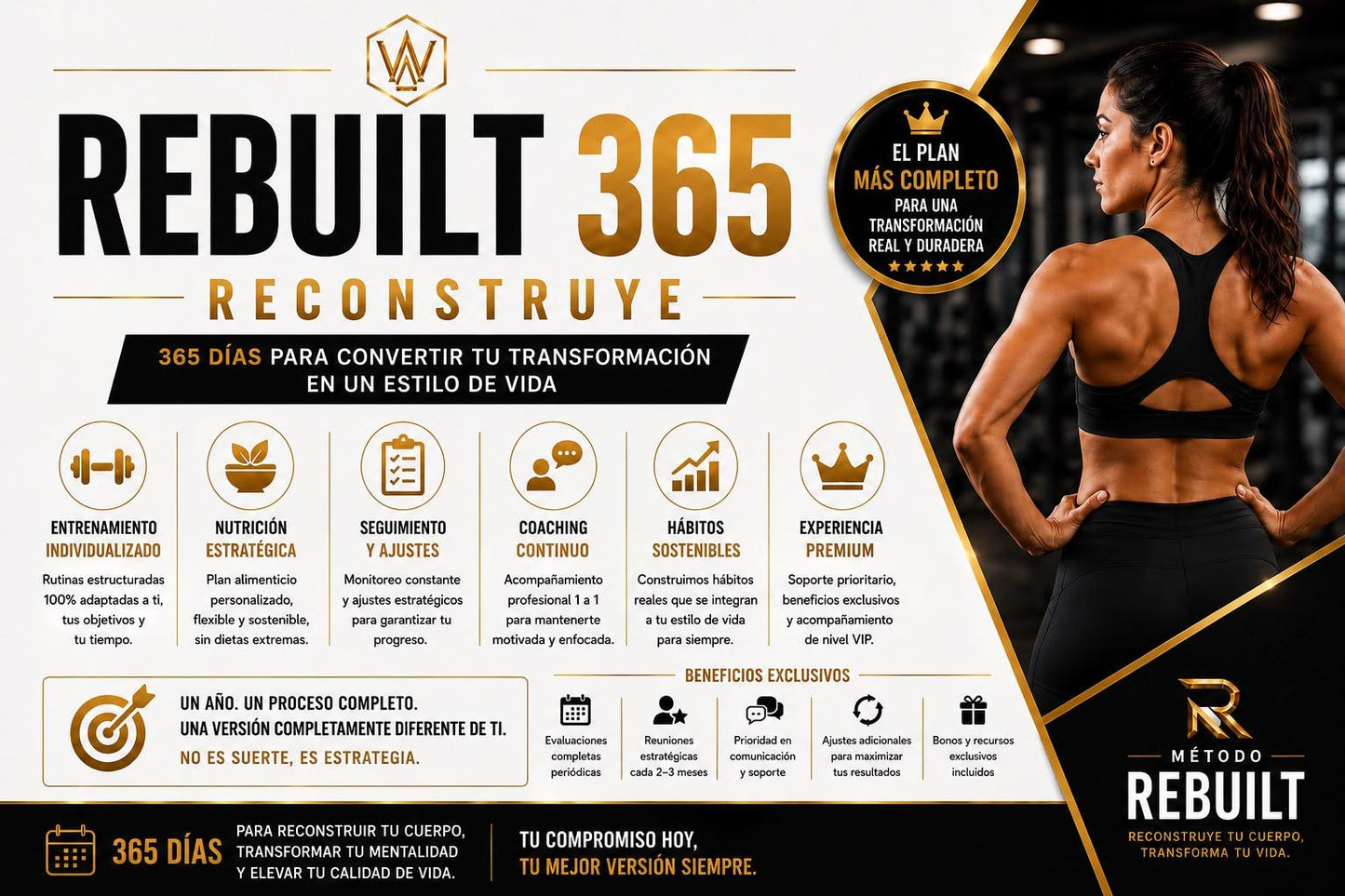 REBUILT 365 Reconstruye (12 meses)